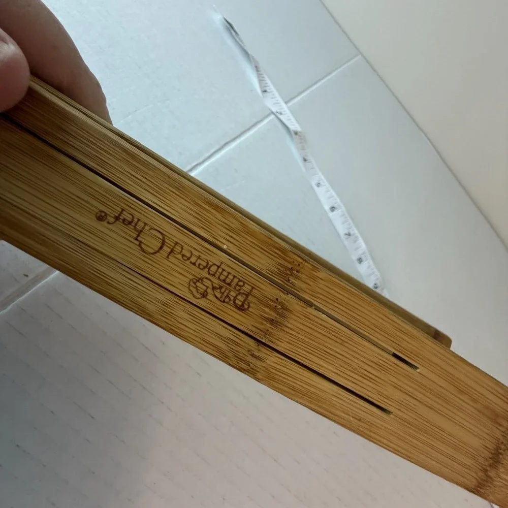Pampered Chef Bamboo Salad Tongs 14